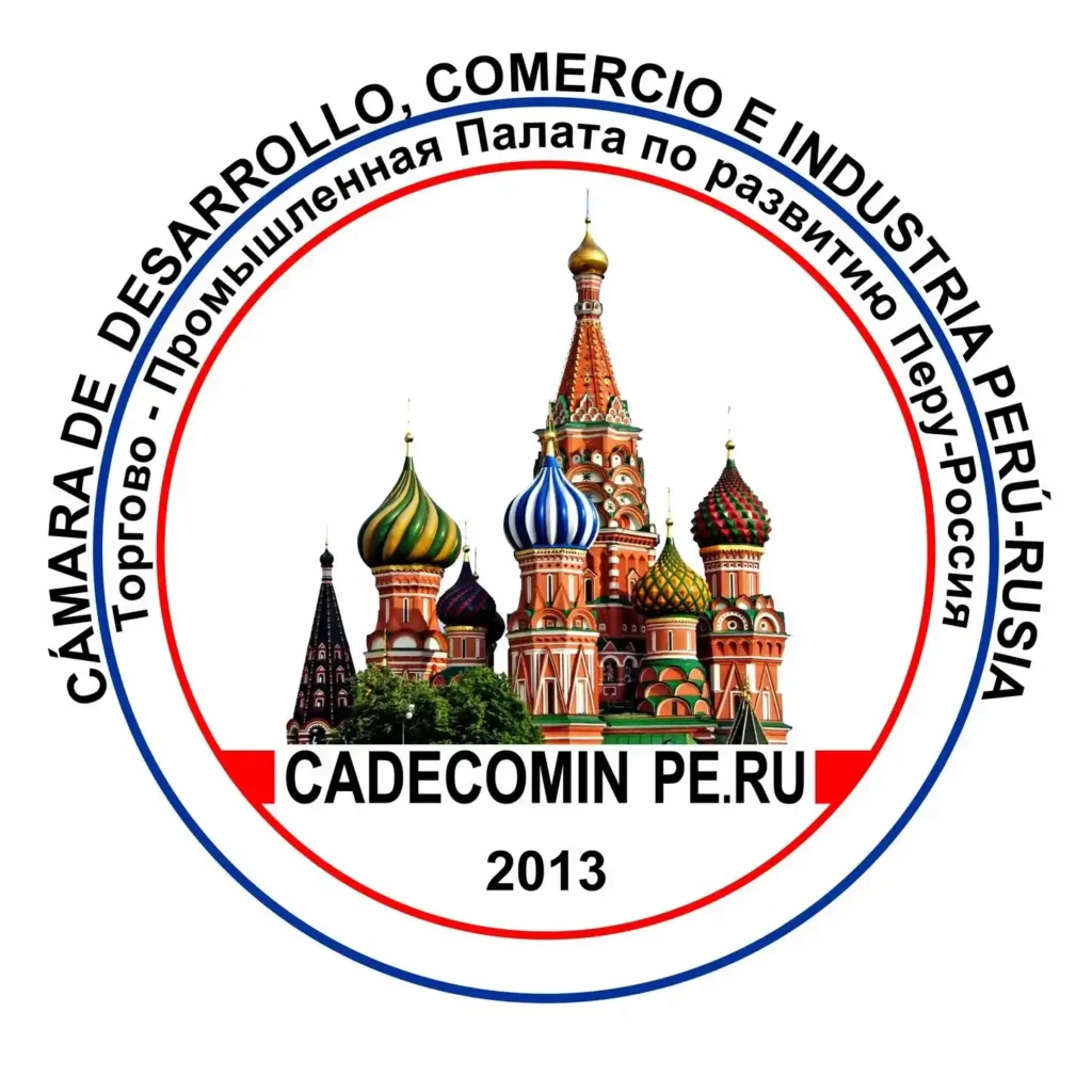 Logo de CADECOMIN – Cámara de Desarrollo, Comercio e Industria Perú-Rusia
